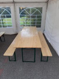 Bierzeltgarnitur 220×70
